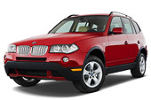 AUT 43 IZ0018 01
2008 BMW X3 Red 3/4 Front View Studio