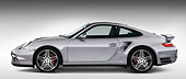 AUT 43 IZ0048 01
2008 Porsche 911 Turbo Silver Profile View Studio