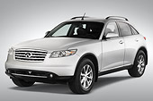 AUT 43 IZ0109 01
2008 Infiniti FX35 White 3/4 Front View Studio