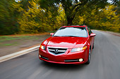 AUT 43 RK0136 01
2008 Acura TL Type-S HPT Red 3/4 Front View Driving