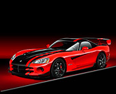 AUT 43 RK0241 02
2008 Dodge Viper SRT/10 ACR Red And Black 3/4 Front View Studio