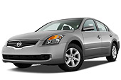 AUT 44 IZ0186 01
2009 Nissan Altima Hybrid Gray 3/4 Front View Studio