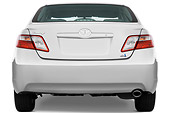 AUT 44 IZ0196 01
2009 Toyota Camry Hybrid Silver Rear View Studio