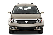 AUT 44 IZ0328 01
2009 Dacia Logan Laureate Minivan Bronze Head On View On White Seamless