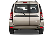 AUT 44 IZ0329 01
2009 Dacia Logan Laureate Minivan Bronze Rear View On White Seamless