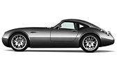 AUT 44 IZ0331 01
2009 Wiesmann MF4 GT Coupe Silver Profile View On White Seamless