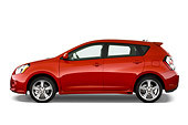 AUT 44 IZ0006 01
2009 Pontiac Vibe GT Red Profile View Studio
