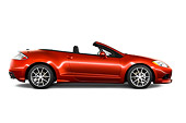 AUT 44 IZ0036 01
2009 Mitsubishi Eclipse GT Spyder Red Profile View Studio