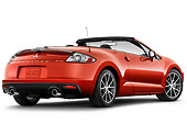 AUT 45 IZ0082 01
2010 Mitsubishi Eclipse Spyder Red 3/4 Rear View Studio
