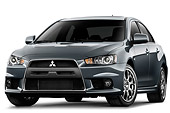 AUT 45 IZ0084 01
2010 Mitsubishi Lancer Evolution Gray 3/4 Front View Studio