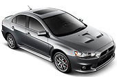 AUT 45 IZ0085 01
2010 Mitsubishi Lancer Evolution Gray 3/4 Front View Studio