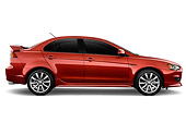 AUT 45 IZ0089 01
2010 Mitsubishi Lancer GTS Red Profile View Studio