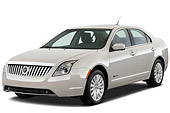 AUT 45 IZ0179 01
2010 Mercury Milan Hybrid White 3/4 Front View On White Seamless