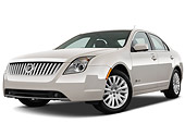 AUT 45 IZ0181 01
2010 Mercury Milan Hybrid White 3/4 Front View On White Seamless