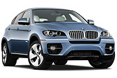 AUT 45 IZ0218 01
2010 BMW ActiveHybrid X6 Blue 3/4 Front View On White Seamless