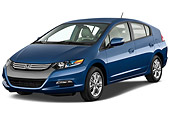 AUT 45 IZ0226 01
2010 Honda Insight EX-L Blue 3/4 Front View On White Seamless