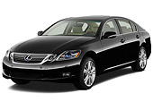 AUT 45 IZ0261 01
2010 Lexus GS Hybrid Black 3/4 Front View On White Seamless