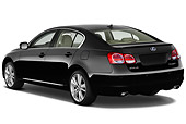 AUT 45 IZ0264 01
2010 Lexus GS Hybrid Black 3/4 Rear View On White Seamless