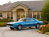 CAM 03 RK0172 01
1967 Chevrolet Camaro Z-28 RS Blue 3/4 Front View By House