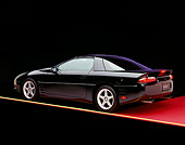 CAM 05 RK0002 01
1994 Chevrolet Camaro Calloway C-8 Black 3/4 Rear View On Red Floor Studio
