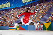 CHI 03 RK0277 01
Humorous Figure Skating Chimpanzee: Chimpian Figure Skater