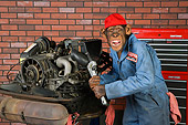 CHI 03 RK0296 01
Humorous Mechanic Chimpanzee: Grease Monkey