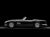 FRR 03 RK0104 01
1959 Ferrari 250GT California Spyder LWB Black Profile View Studio
