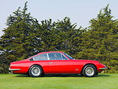 FRR 04 BK0001 01
1970 Ferrari 365 GT 2+2 Red Profile View On Grass By Trees