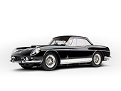 FRR 04 RK0620 01
1962 Ferrari 400 Superamerica Convertible Black 3/4 Front View Studio