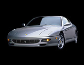 FRR 04 RK0003 04
1994 Ferrari 456 GT Silver Low 3/4 Front View Studio