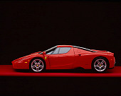 FRR 04 RK0294 04
2003 Ferrari Enzo Red Profile View On Red Floor Studio