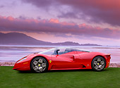 FRR 04 RK0424 01
Ferrari P4/5 Red By Pininfarina Profile View On Turf