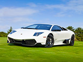 LAM 01 BK0003 01
2010 Lamborghini Murci�lago LP670-4 SuperVeloce White 3/4 Front View On Grass