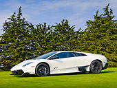 LAM 01 BK0004 01
2010 Lamborghini Murci�lago LP670-4 SuperVeloce White Profile View On Grass