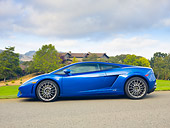 LAM 01 BK0009 01
2010 Lamborghini Gallardo LP550-2 Valentino Balboni Blue Profile View On Pavement