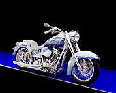 MOT 01 RK0491 04
1998 Richmond Custom Motorcycle Gray 3/4 Front View Studio