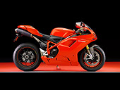 MOT 02 RK0365 01
2007 Ducati 1098S Red Profile View Red Floor Studio