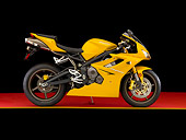 MOT 02 RK0373 02
2007 Triumph Daytona 675 Yellow Profile View Studio