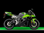 MOT 02 RK0431 01
2009 Honda CBR600RR Sportbike Black And Green Profile View Studio