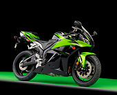 MOT 02 RK0432 01
2009 Honda CBR600RR Sportbike Black And Green 3/4 Front View Studio