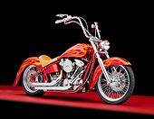 MOT 04 RK0302 01
Bellotti's Inferno Custom Chopper Red With Orange Flames 3/4 Side View Studio