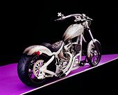 MOT 04 RK0103 02
2003 Swift Bar Chopper Silver 3/4 Rear View Studio