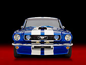 MST 01 RK1157 01
1965 Ford Mustang Pro Street Blue With White Stripes Front View Studio