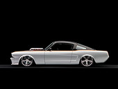 MST 01 RK0953 01
1966 Ford Mustang Fastback Silver And Black Profile View Studio
