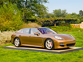 POR 04 BK0002 01
2010 Porsche Panamera Bronze 3/4 Front View On Grass