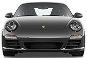 POR 04 IZ0015 01
2009 Porsche 911 Carrera 4S Coupe Gray Front View Studio