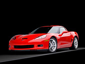 VET 01 RK0936 01
2010 Chevrolet Corvette Grand Sport Red 3/4 Front View Studio