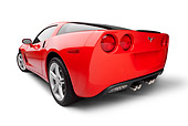 VET 01 RK0959 01
2010 Chevrolet Corvette Red 3/4 Rear View On White Seamless