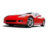 VET 01 RK0960 01
2010 Chevrolet Corvette Red 3/4 Front View On White Seamless