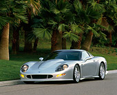 VET 01 RK0363 05
1998 Chevrolet Corvette Callaway C12 Silver 3/4 Front View On Pavement
